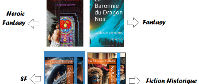 Les Chroniques littéraires de mes romans de fantasy