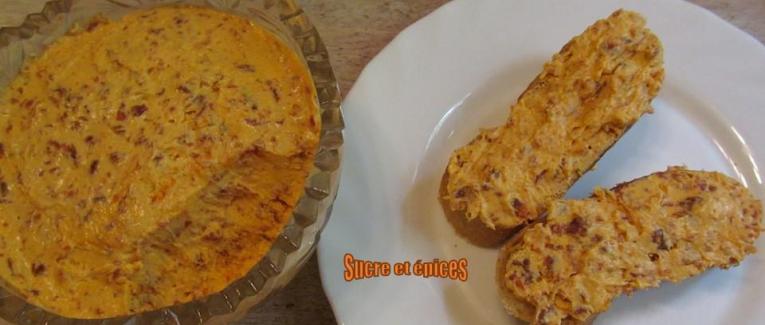 Rillettes de chorizo au Saint Môret