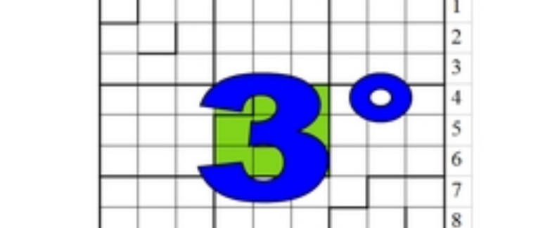 Troisième centrosudoku, avec la solution du deuxième centrosudoku.