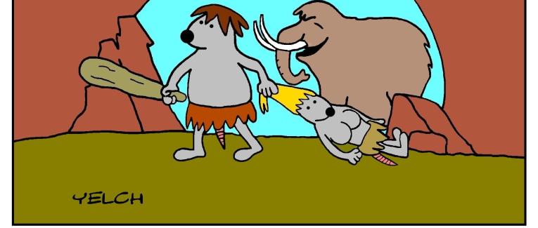 Dans les cavernes , il y avait aussi des rats