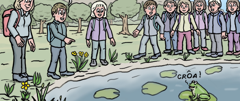 balade au bord d'un lac