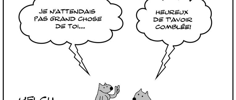 Comblée de rien