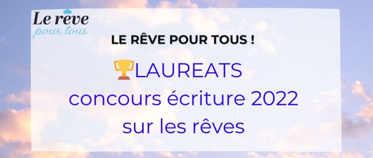 Annonce des lauréats de notre concours d'écriture 2022