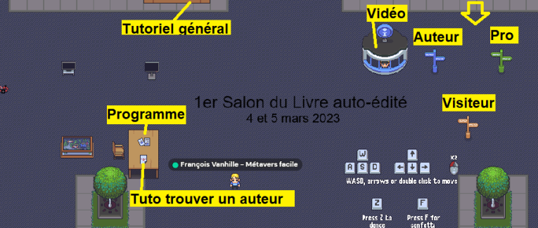 Vidéo du Programme du 1er Salon métaversel des Libres auteurs, Métavers et Société