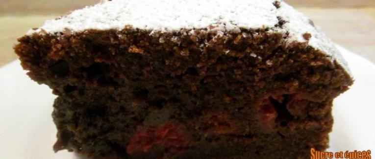 Gâteau au chocolat et aux framboises - Recette en video