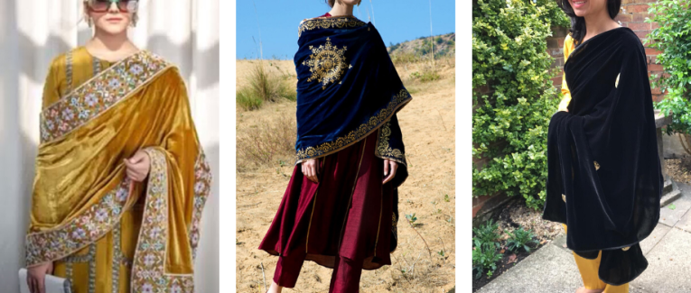 Summer Styling Of The Velvet Dupatta UK – Indian Fashion Blogger In The UK