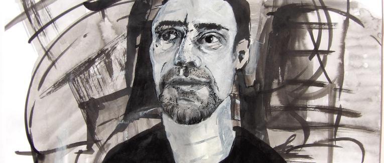 Autoportrait d'après photo - 2016 (2)