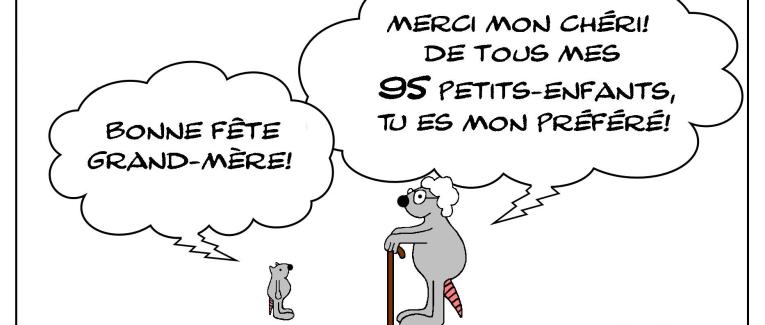 Le raton qui souhaitait une bonne fête à sa grand-mère