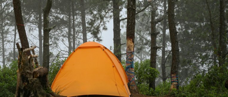 La tente orange