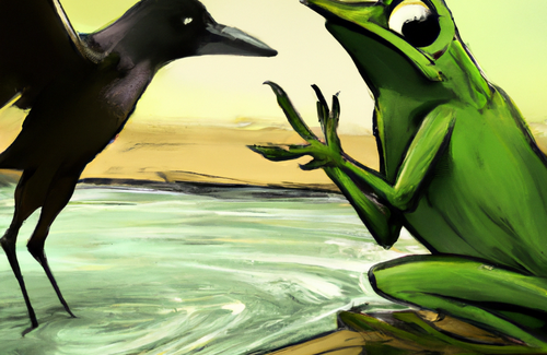 La grenouille qui croassait