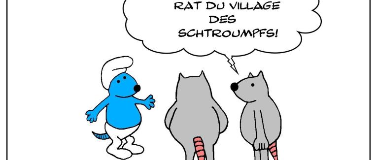 Hommage au grand dessinateur Peyo