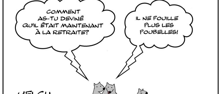 Retraité des fouilles