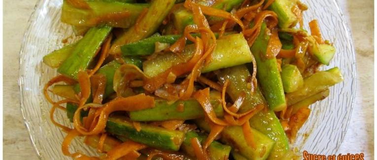 Salade de concombre à la coréenne