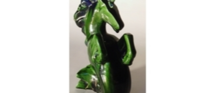 sculpture cheval marin, peinture chevaux