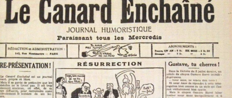 Ah l'honneur : mes "euphorismes" sur le "Canard enchaîné" !
