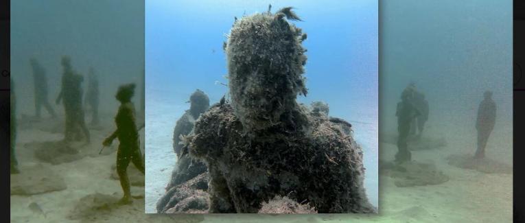 Déambulation sous-marine
