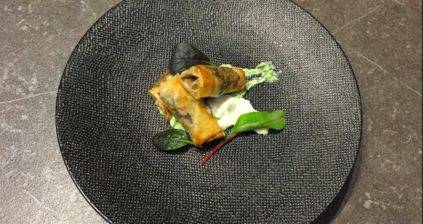 Croustillants d’escargots à la crème de persil et d'ail