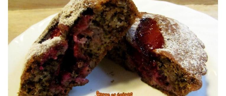 Petits gâteaux aux prunes et noix