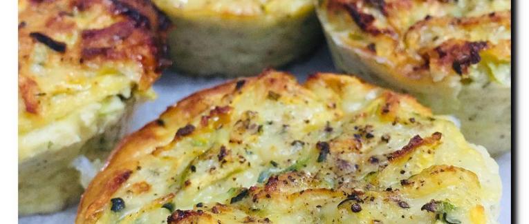 Galettes de courgette cuites au four