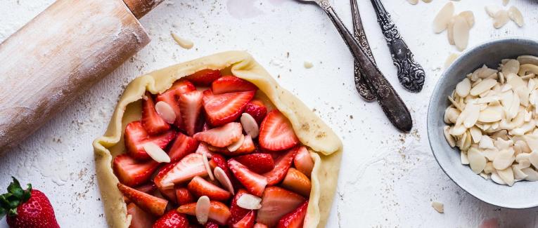 Tarte fraises-rhubarbe à l'américaine - Strawberry-Rhubarb Pie