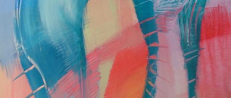 Cheval céleste - peinture au fil du temps - 2004