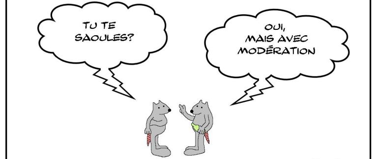 Avec modération