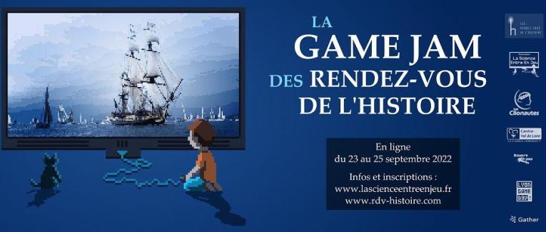 [Culture - Jeux Video] Game Jam des Rendez-Vous de l'Histoire via Gather Town