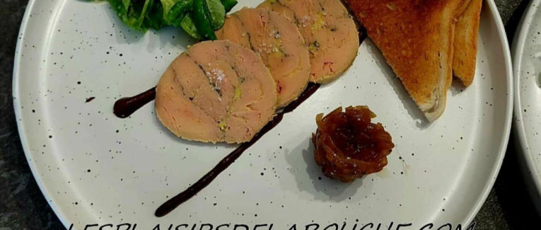 Foie gras cuit sous vide à basse température