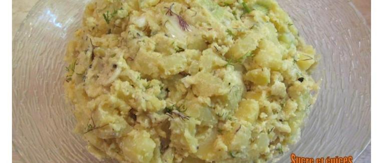 Salade de pommes de terre à l'aneth et au parmesan