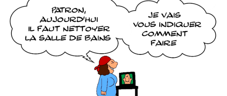 les femmes de ménage aiment le télétravail