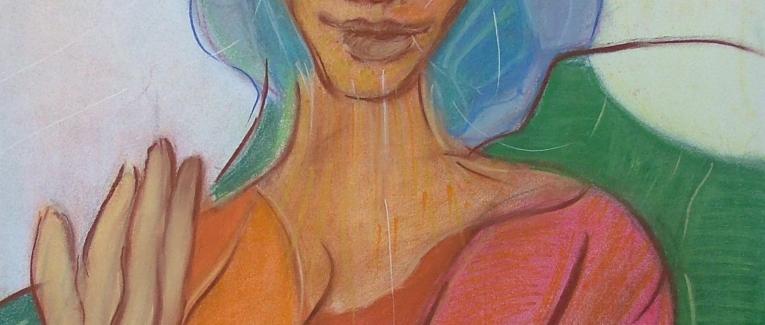 Peintures au fil du temps - Elle en Lionne - 2002