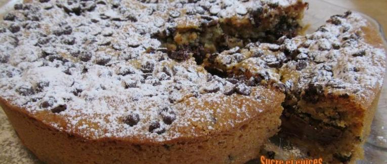 Cookie géant fourré au Nutella