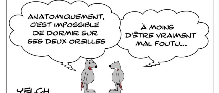 Le rat qui se plaignait de ne pas pouvoir dormir sur ses deux oreilles