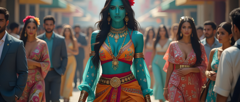 Mon amie est turquoise (poème)