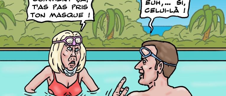 le couple Macron à Brégançon