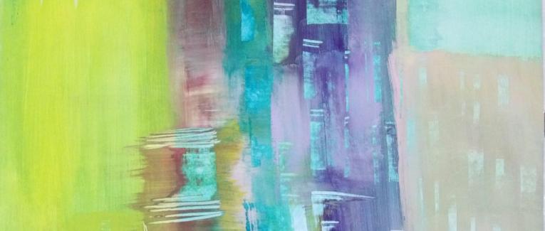 la porte dérobée - peinture au fil du temps - 2009
