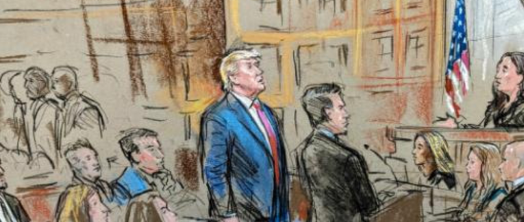"Trump pleads not guilty" !