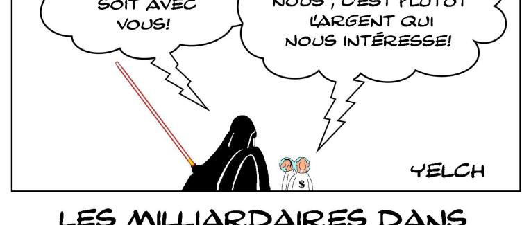 Les milliardaires dans l'espace rencontrent Dark Vador