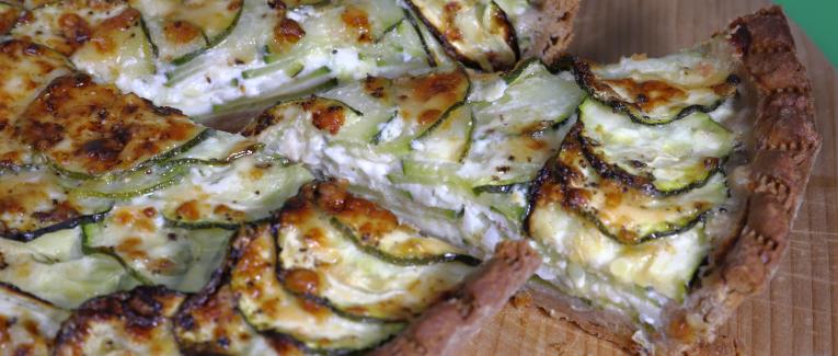 Tarte aux courgettes, vaudoise et toute simple