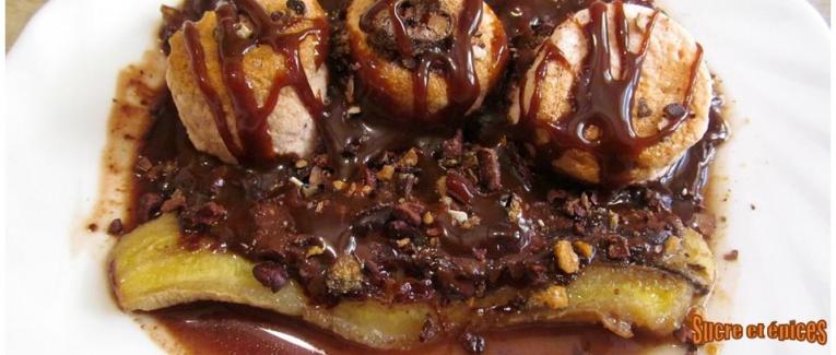 Papillotes faciles aux bananes, chocolat et marshmallows