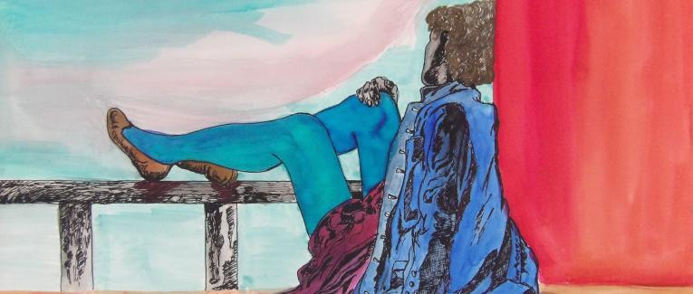 Le crépuscule - recherche de la sensualité dans l'expression picturale - 1986