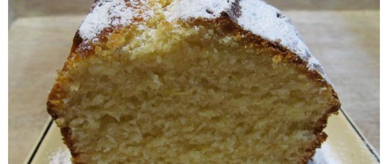 Cake au citron à la semoule