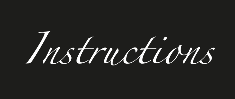Instructions