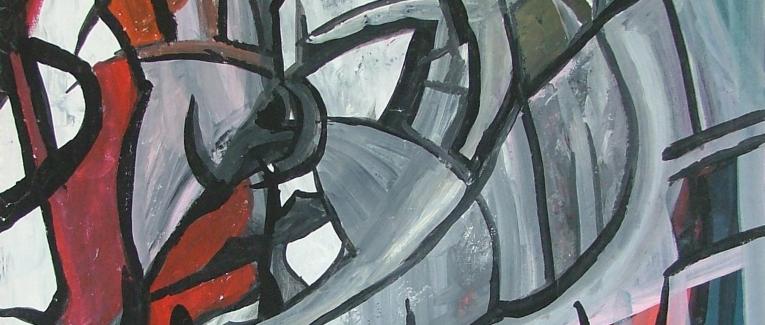 Peintures au fil du temps - Carte folle - 1990