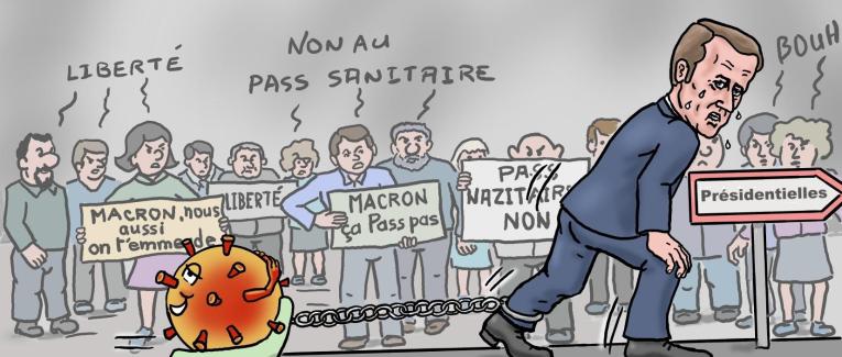 le Covid-19 : un boulet à tirer pour Macron