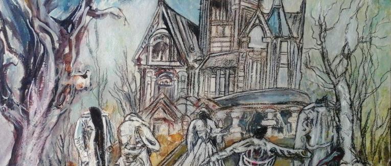 COLLECTION : PAINTINGS : GOTHIC - DARKNESS - STRANGE GHOSTS LIGHT THE BEYOND