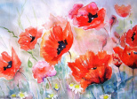 La fillette aux coquelicots