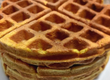 Gaufres à la purée de potiron et à la cannelle