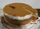 Gâteau pommes, chantilly, cannelle (sans gélifiant)