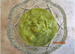 Sauce ou tartinade avocat-poivron vert